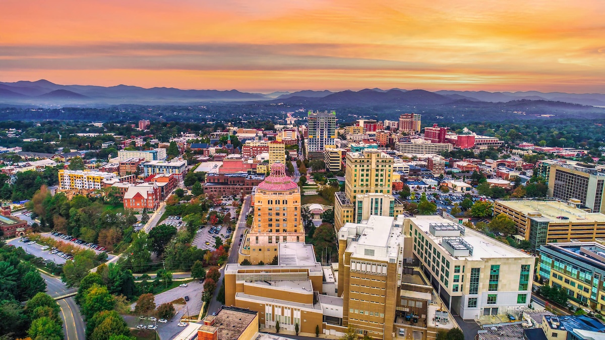 Best SEO Agency in Asheville, skyline